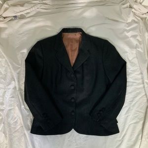 Vintage Women’s Size small Grey Wool 1940s Blazer